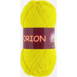 Пряжа Vita-cotton "Orion" 4575 Желтый 77% мерсиризированный хлопок 23% вискоза 170м 50гр